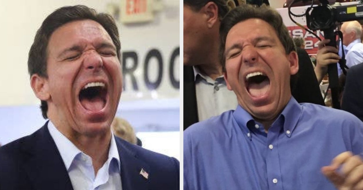 16 Hilariously Awkward Pictures Of Ron DeSantis From His Failed Presidential Campaign